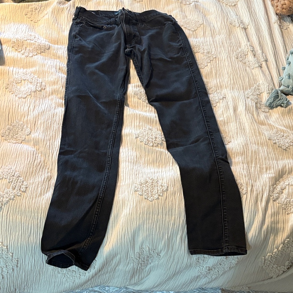 Hollister Men's Dark Gray Skinny Jeans